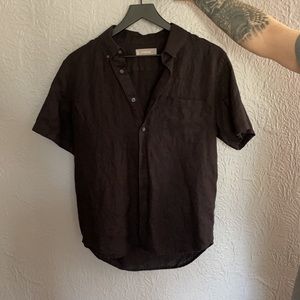 Linen Short Sleeve Standard Fit Shirt